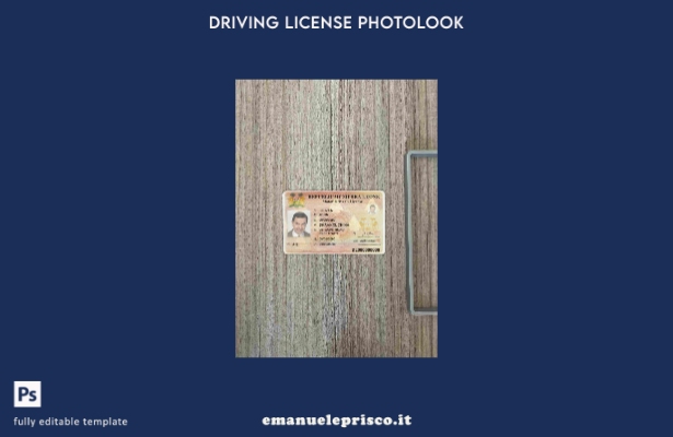 modello FRONTALE photolook Sierra Leone DL stile verificato